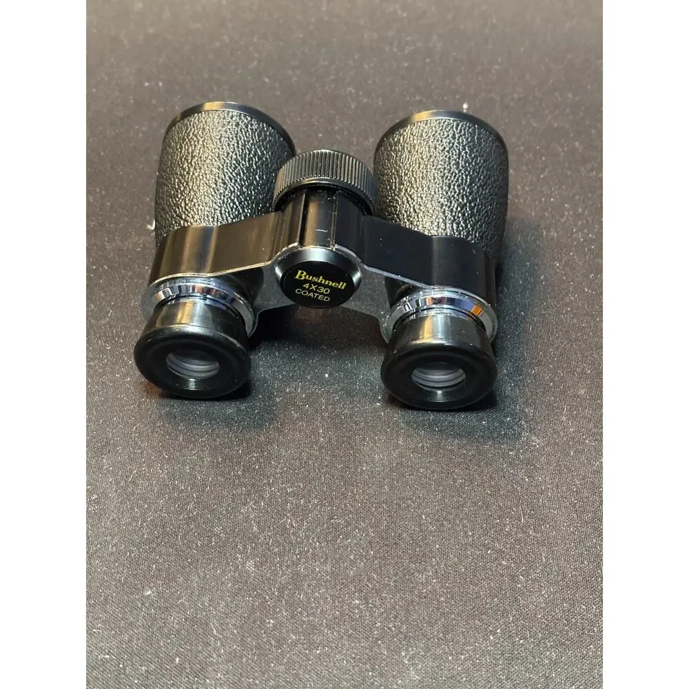 Vintage Bushnell 4x30 Compact Binoculars w Case in Excellent Condition